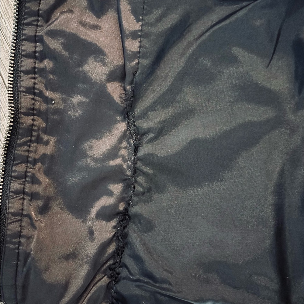 Pendleton Chocolate Brown Black Trim Textured Zip… - image 7